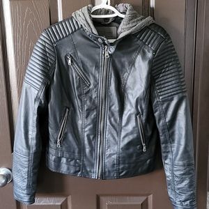 Ci Sono Faux Leather Jacked